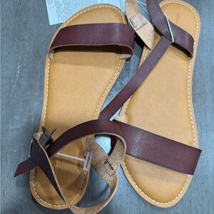 Brown Leather Sandals